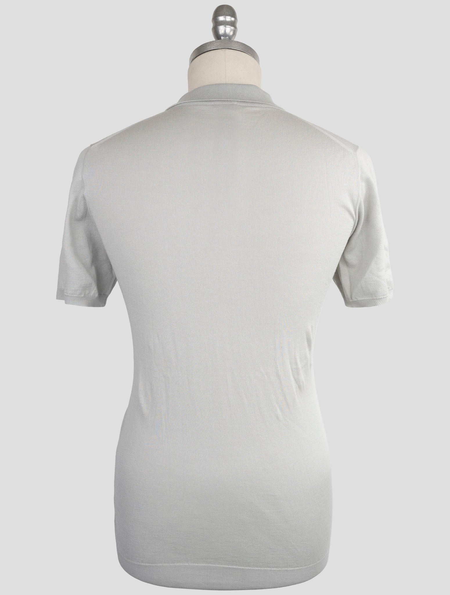Kiton Gray Cotton Polo