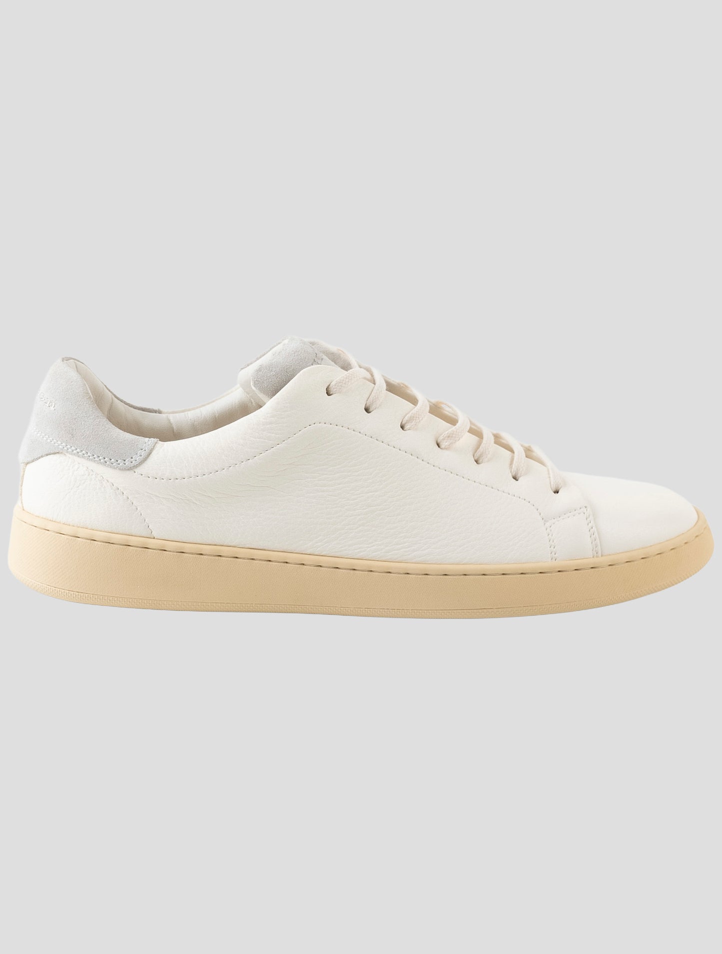 Kiton White Leather Sneakers