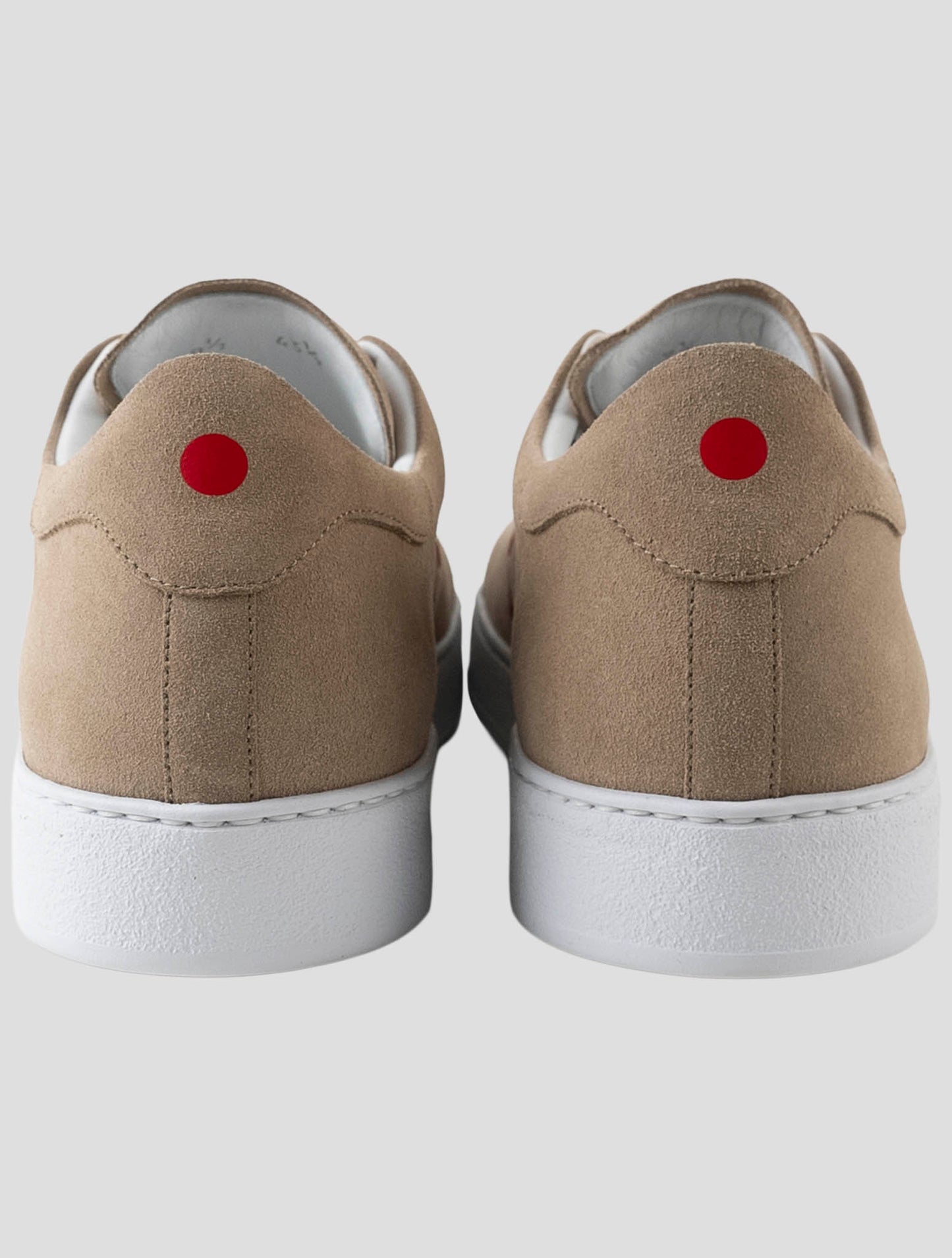 Kiton Brown Leather Suede Sneakers