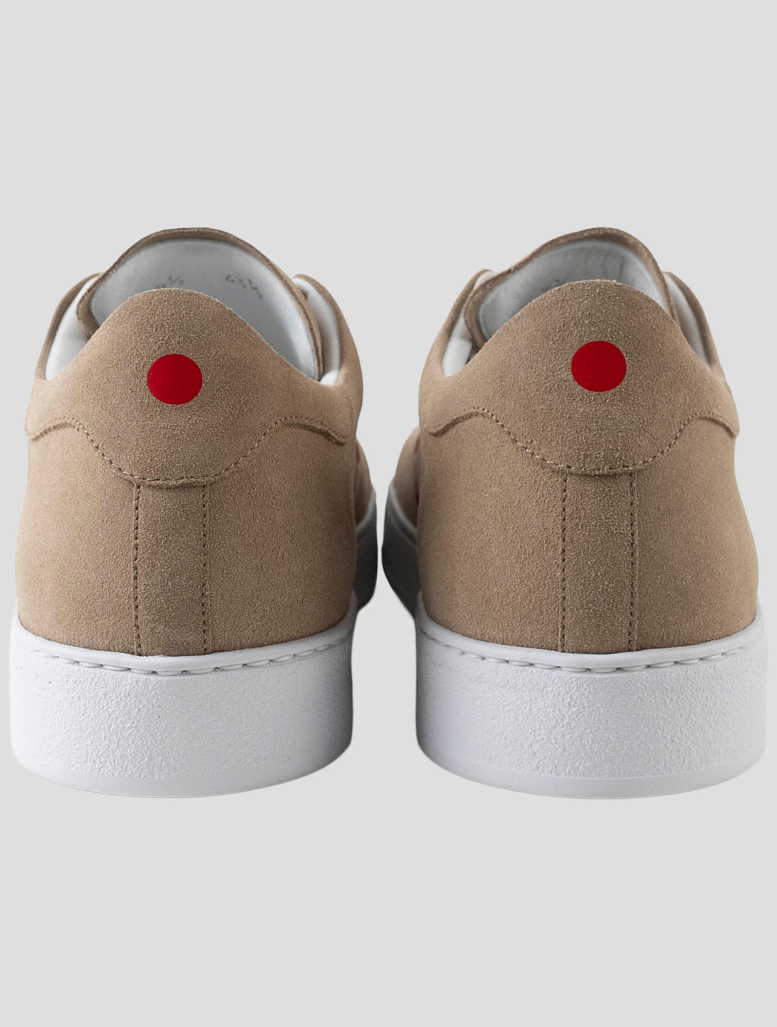 Kiton Brown Leather Suede Sneakers