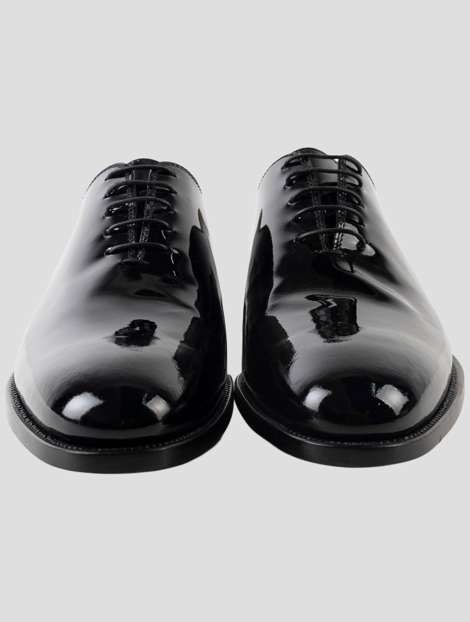 Kiton Black Leather Dress Shoes