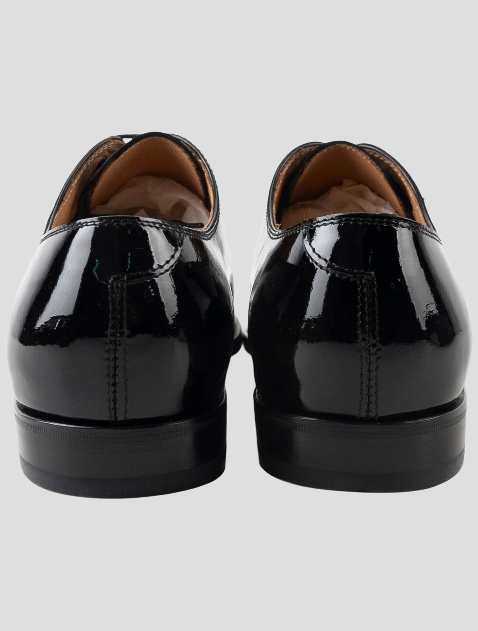 Kiton Black Leather Dress Shoes