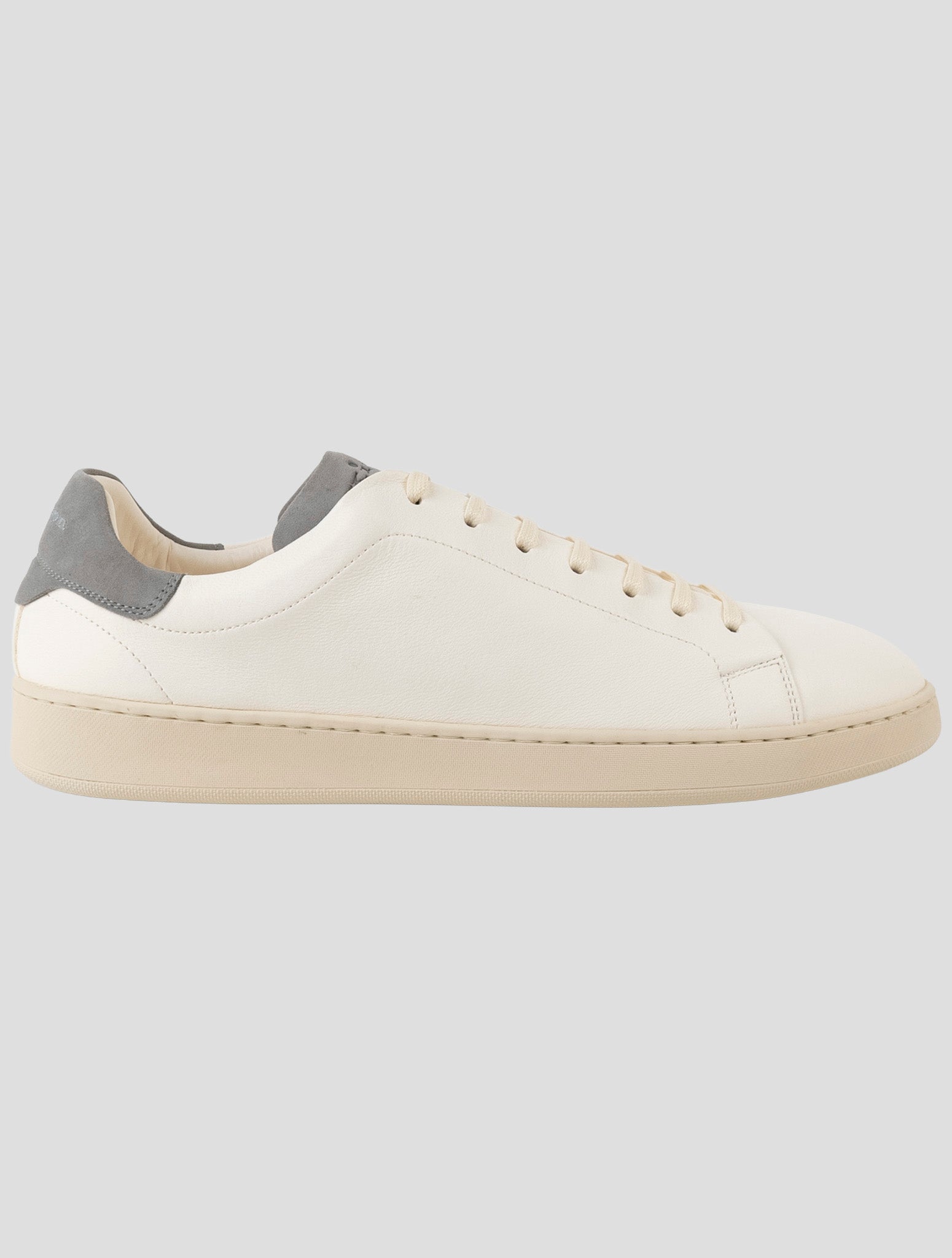 Kiton White Leather  Sneakers
