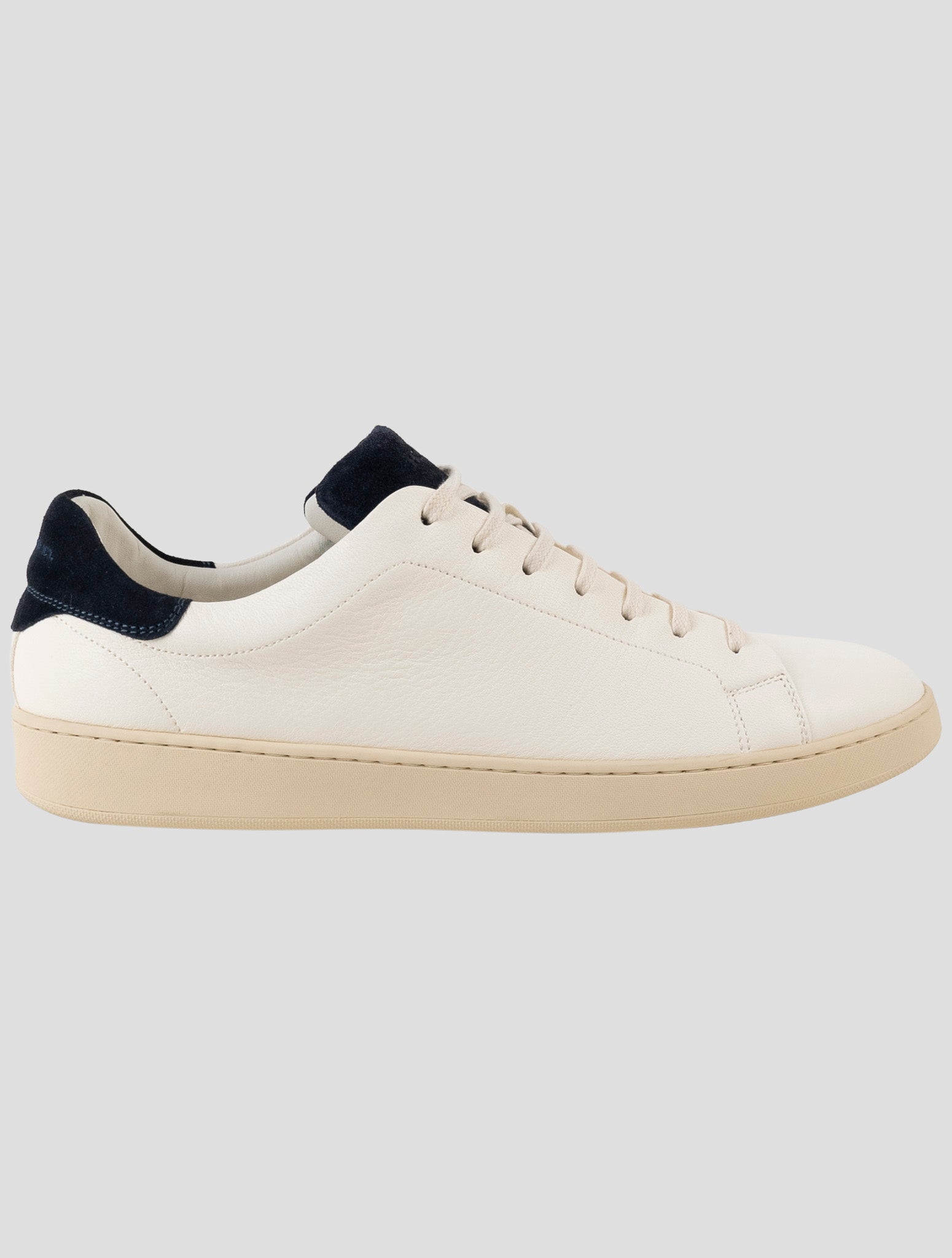 Kiton White Leather  Sneakers