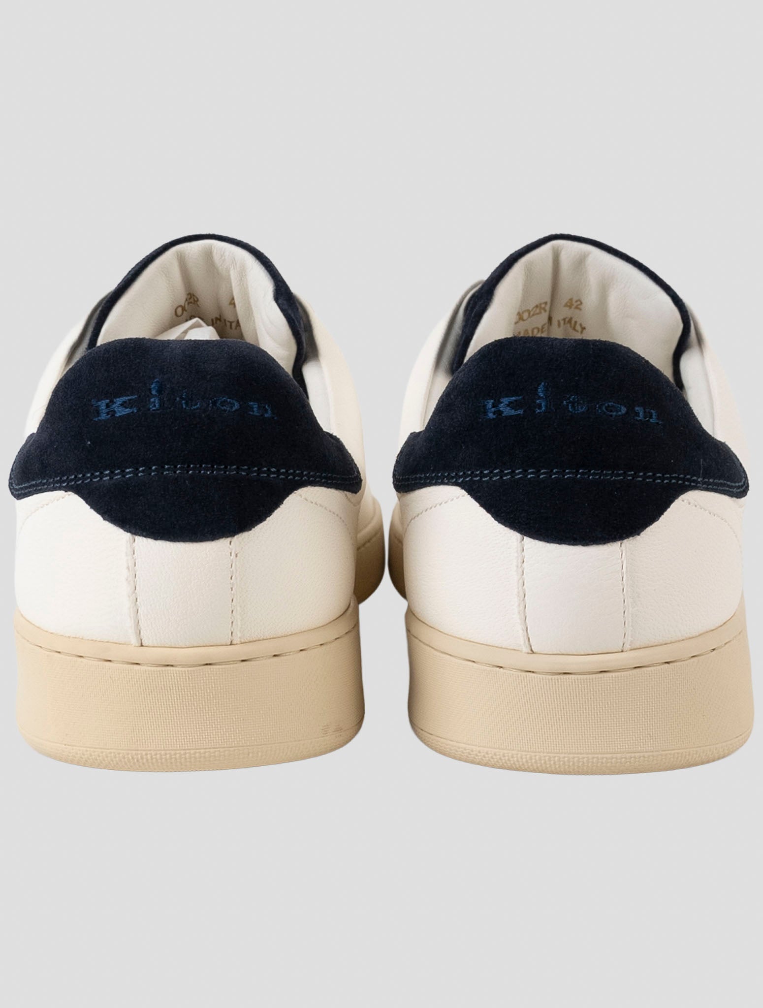 Kiton White Leather  Sneakers