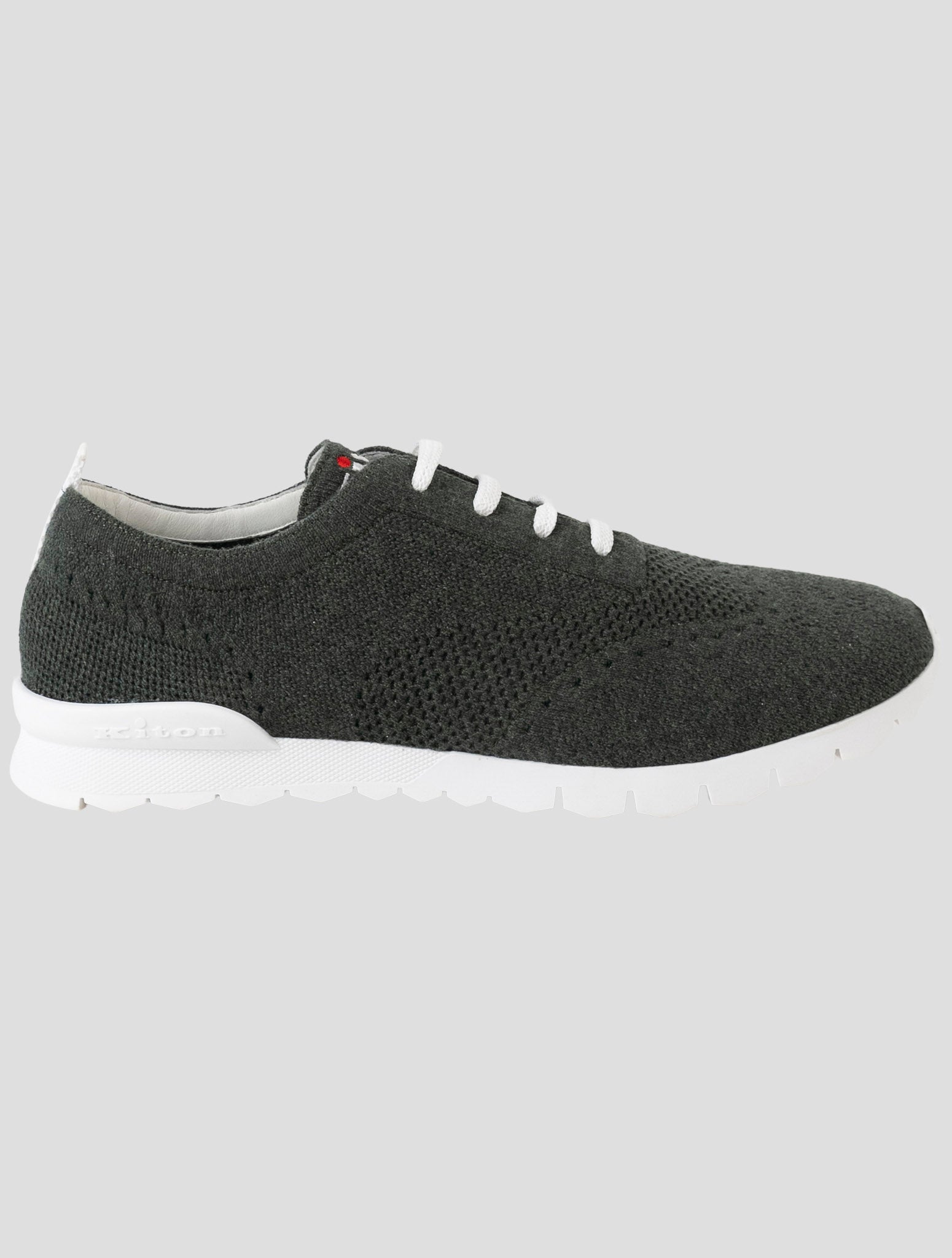 Kiton Green Cashmere Sneakers