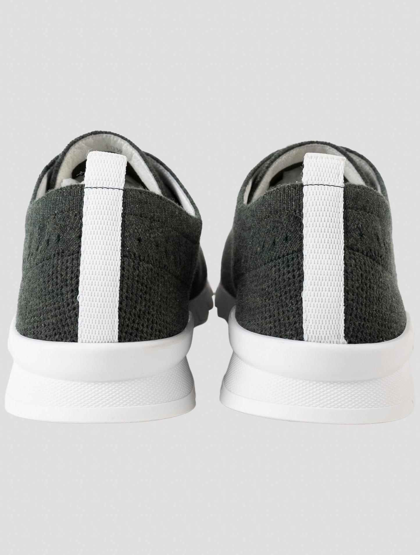 Kiton Green Cashmere Sneakers