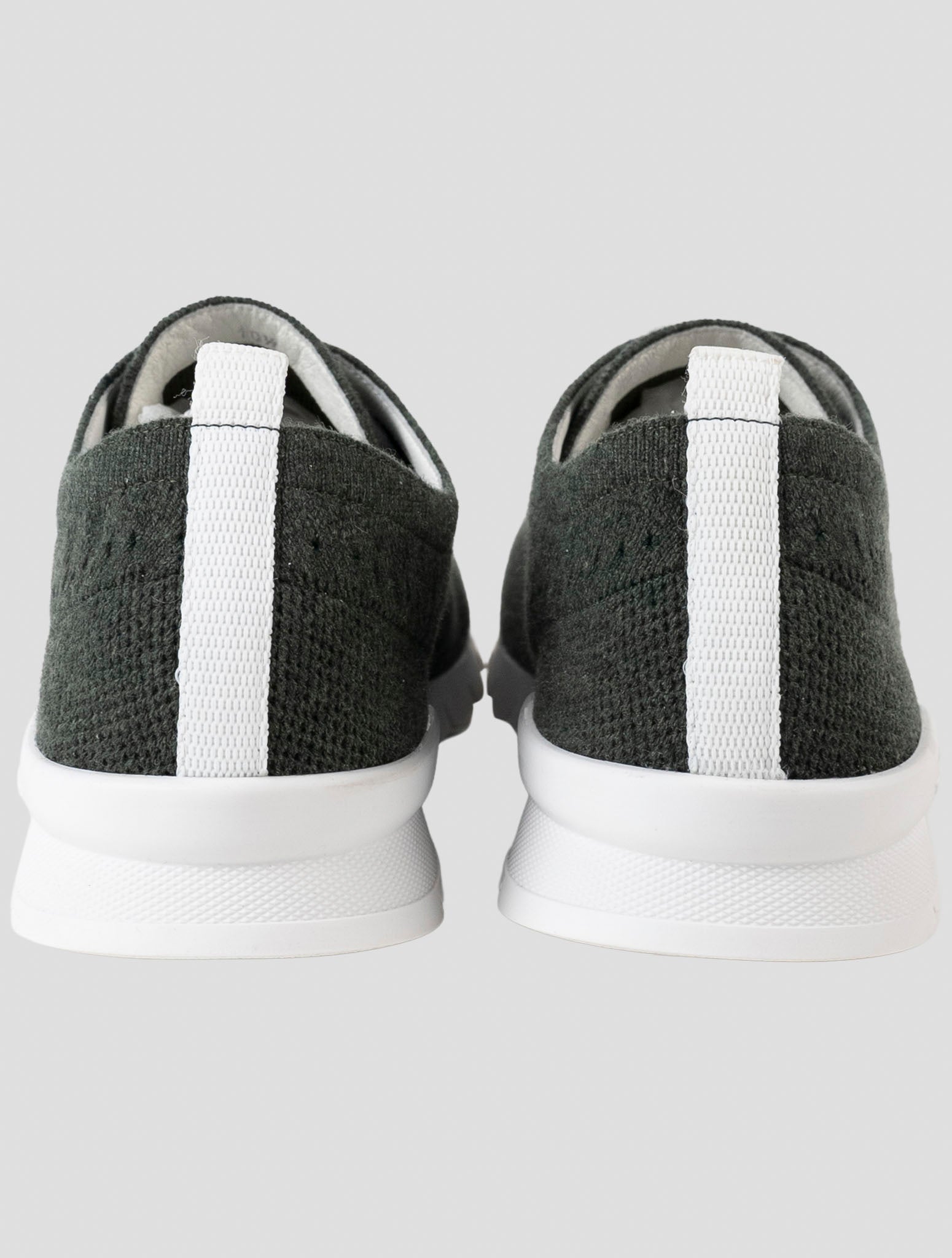 Kiton Green Cashmere Sneakers