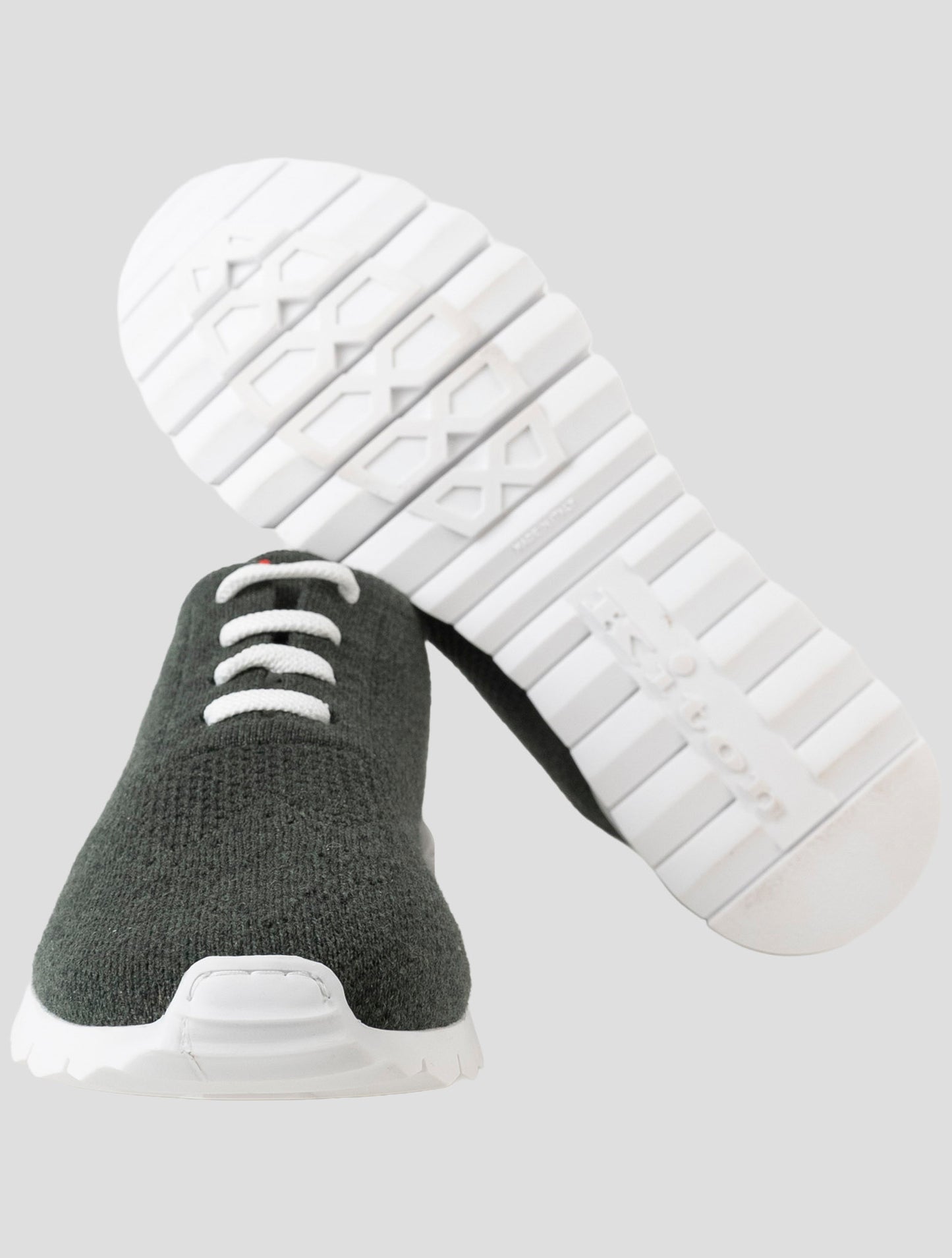 Kiton Green Cashmere Sneakers