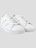 Kiton White Leather Sneakers