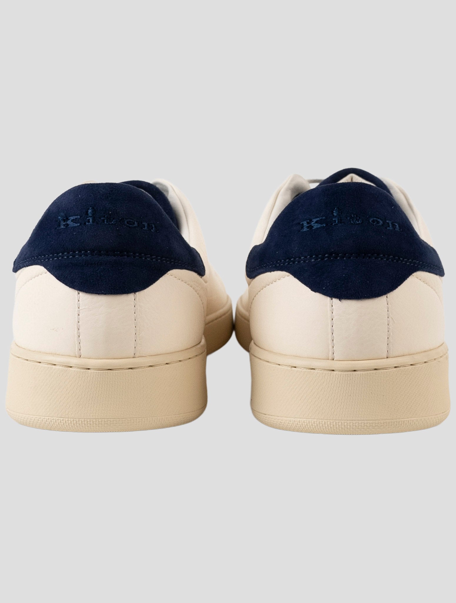 Kiton White Leather Sneakers