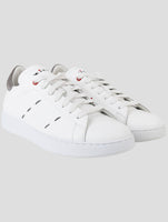 Kiton White Leather Sneakers