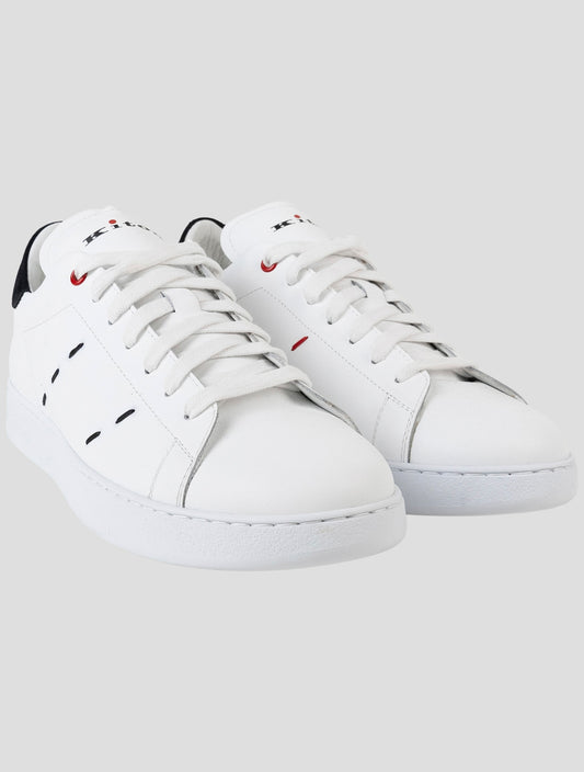 Kiton White Leather Sneakers