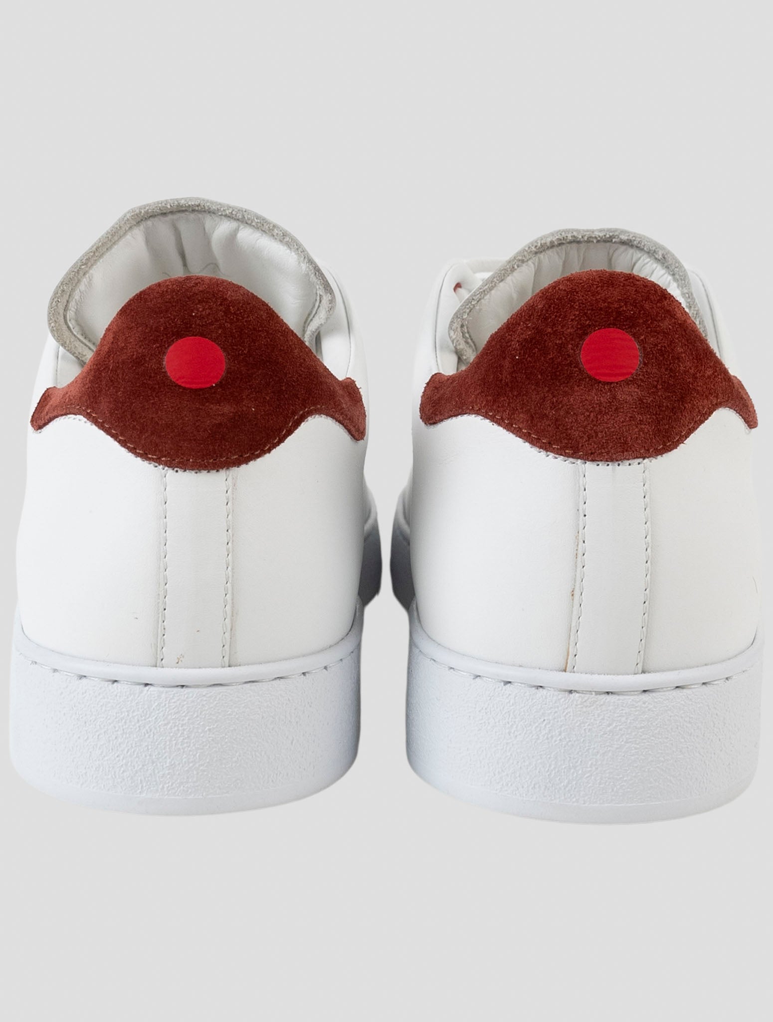 Kiton White Leather Sneakers