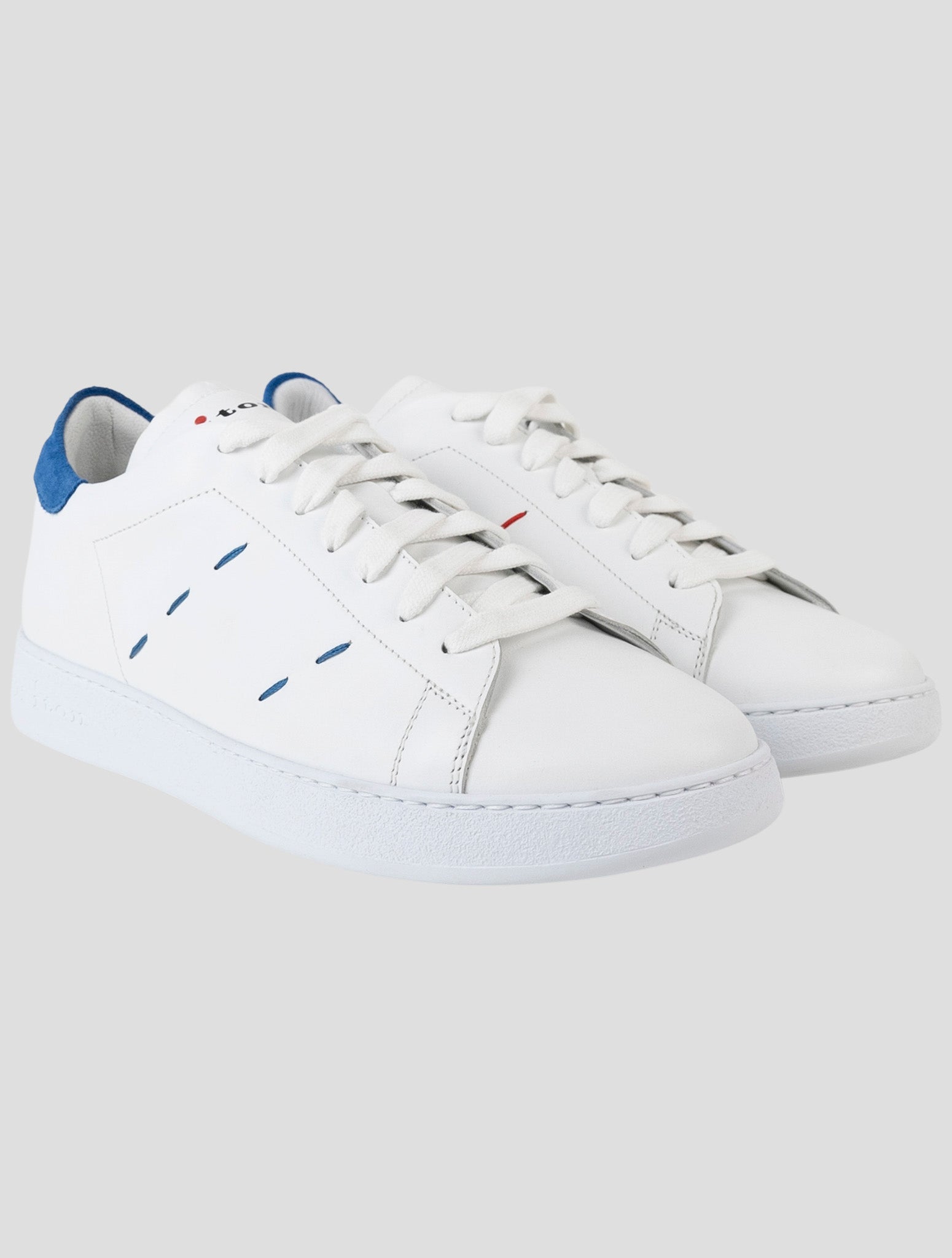 Kiton White Leather Sneakers