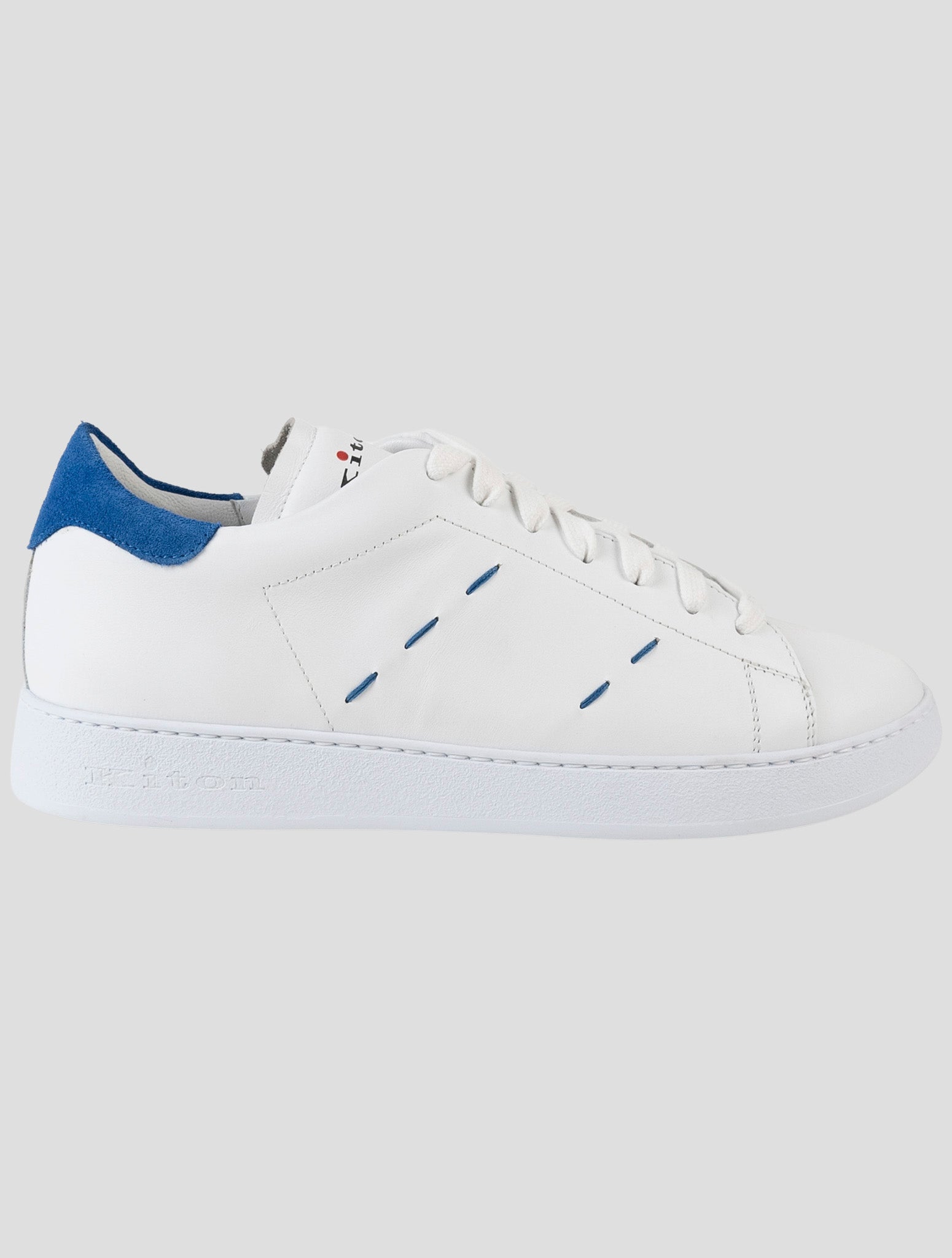Kiton White Leather Sneakers