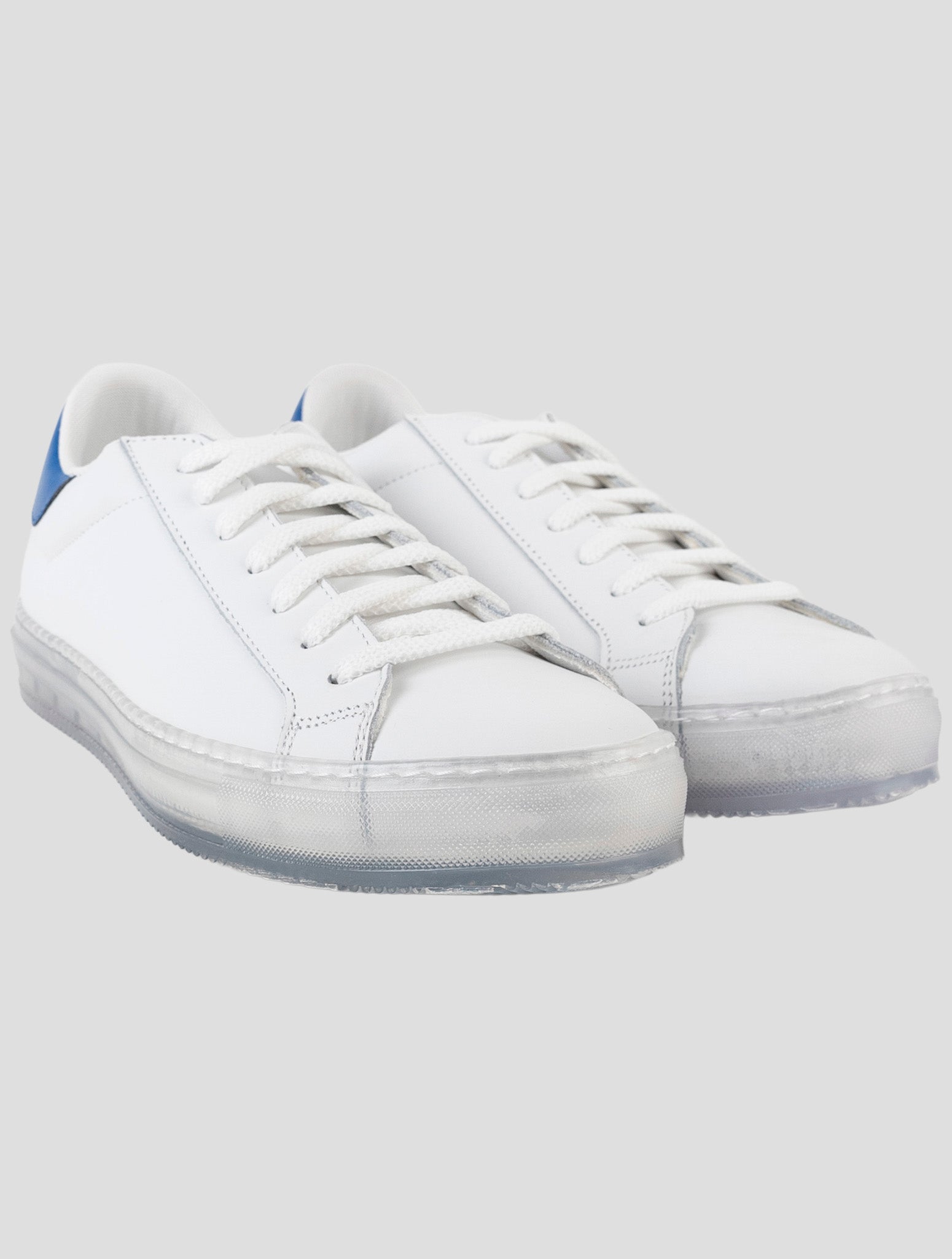 Kiton White Leather Sneakers