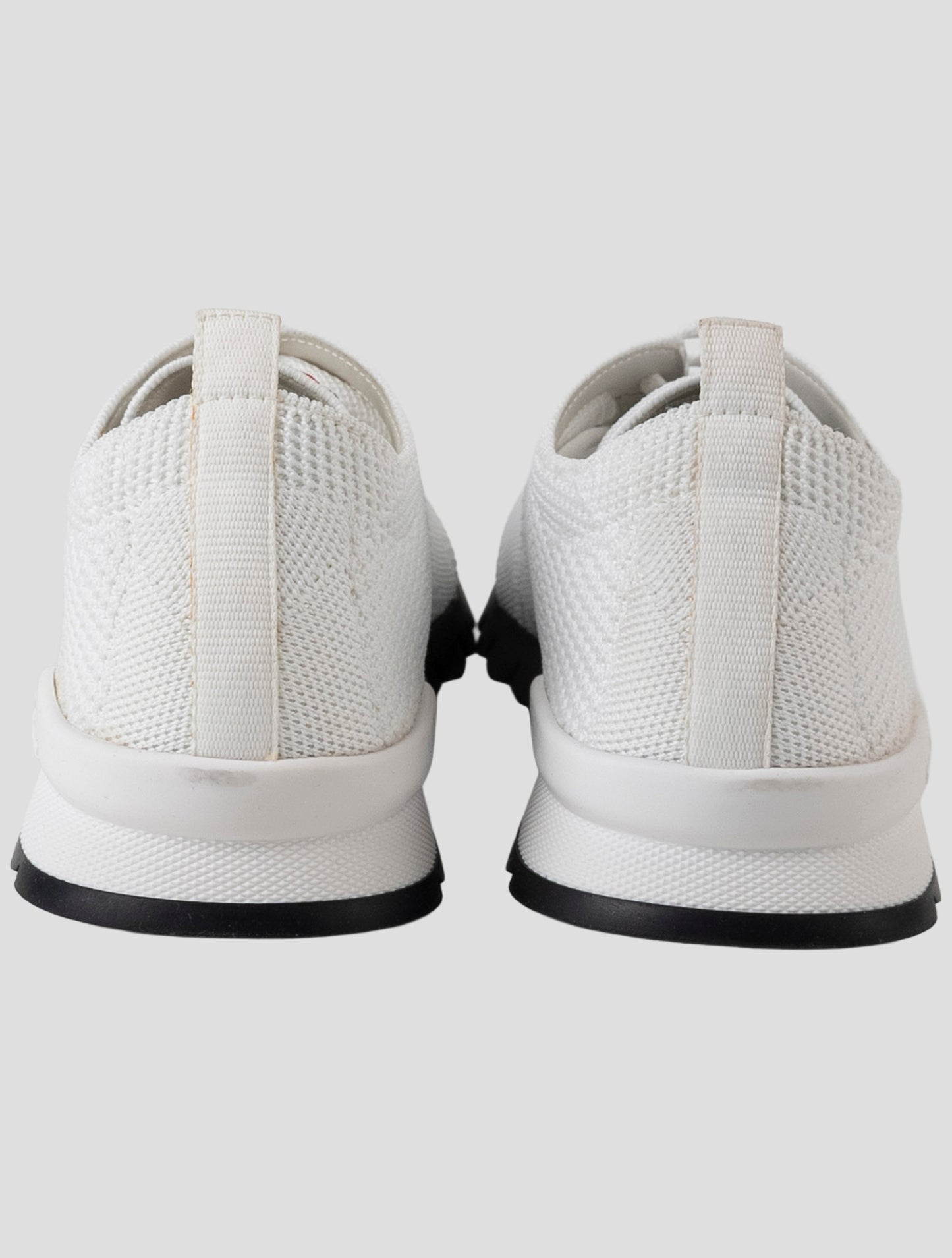Kiton White Cotton Ea  Sneakers