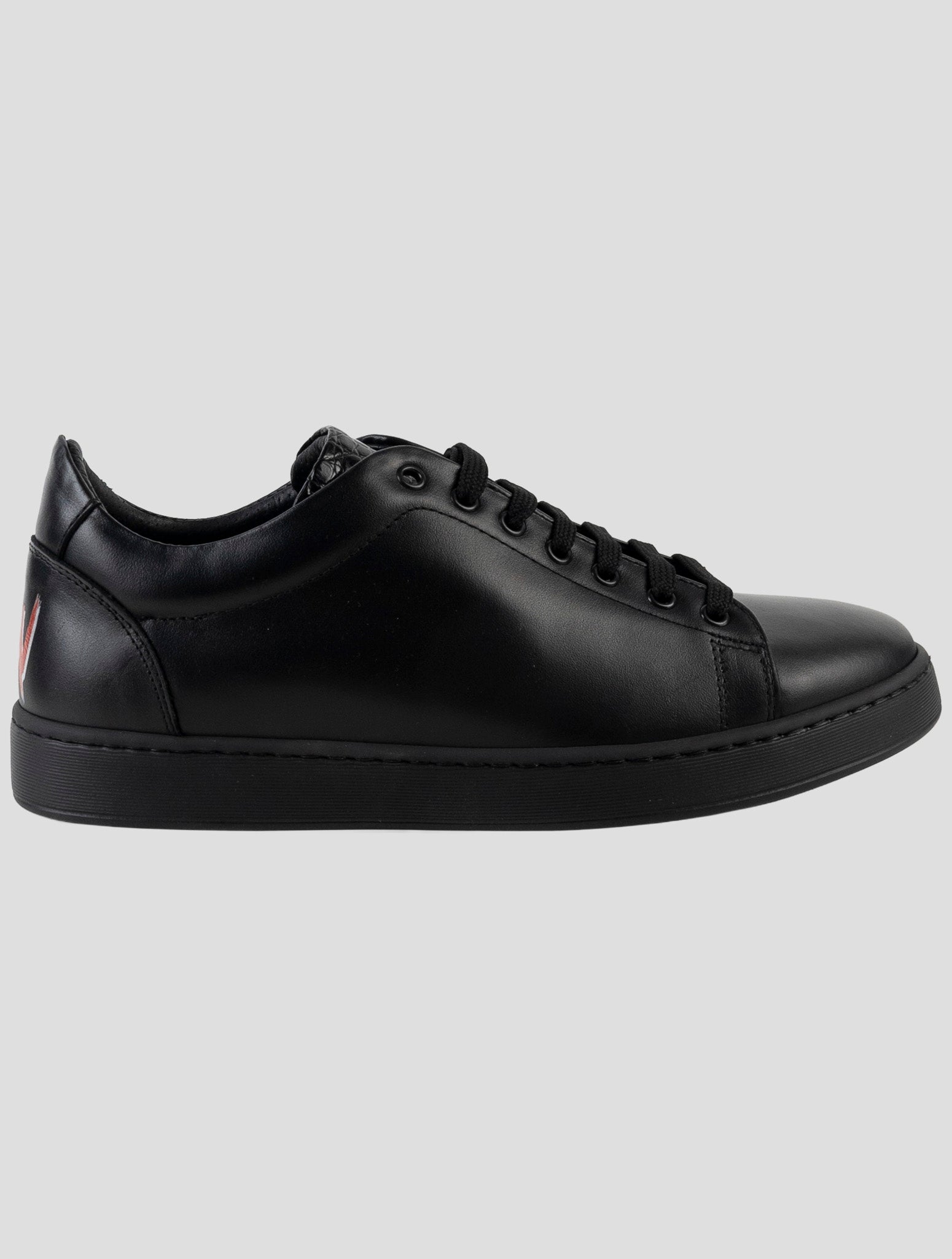 Kiton beige Leather Crocodile Leather Sneakers