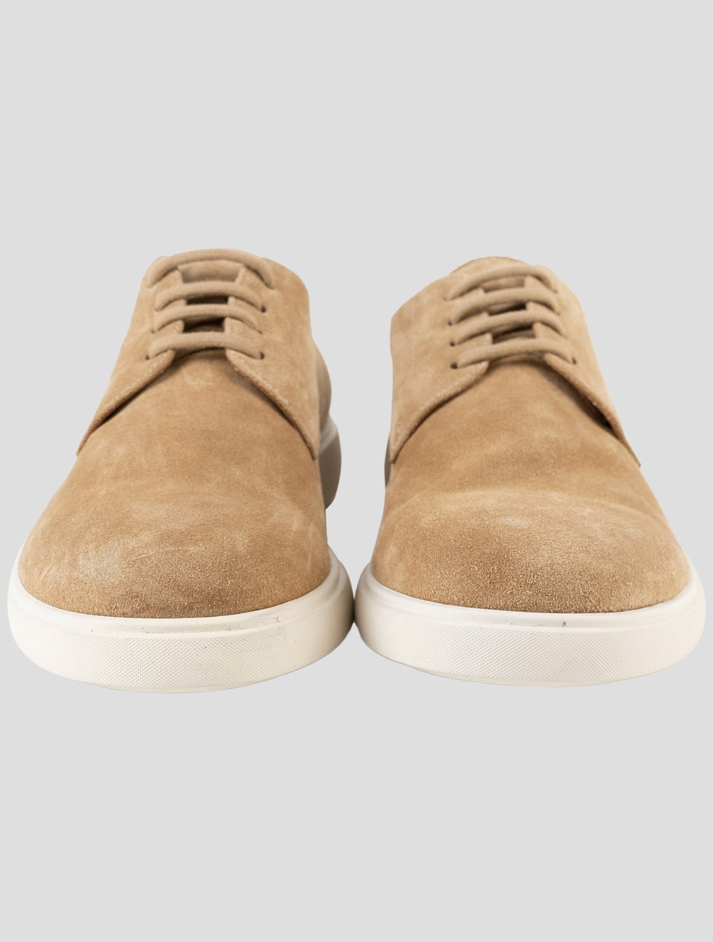 Kiton Brown Leather Suede Sneakers