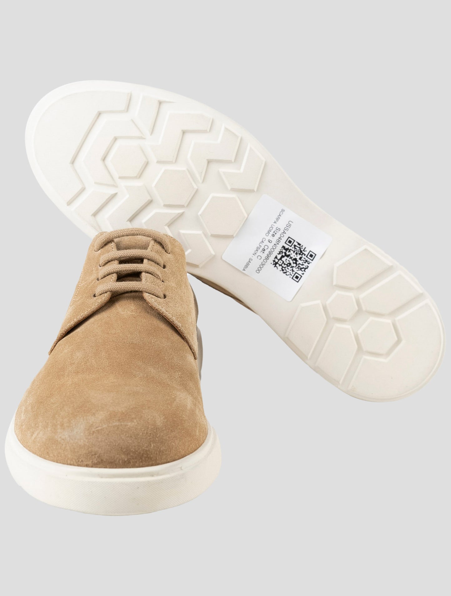 Kiton Brown Leather Suede Sneakers