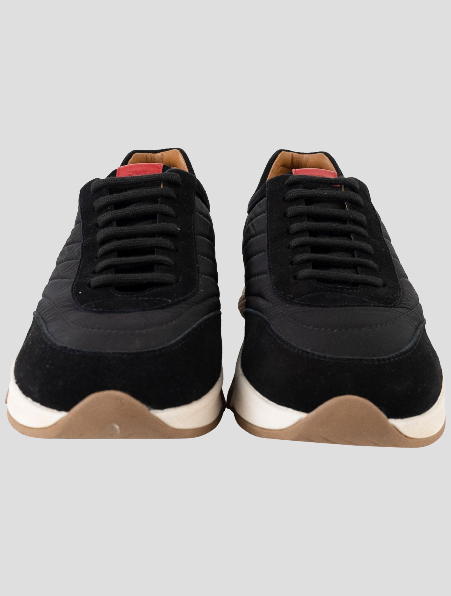 Kiton Black Pa Pu Sneakers