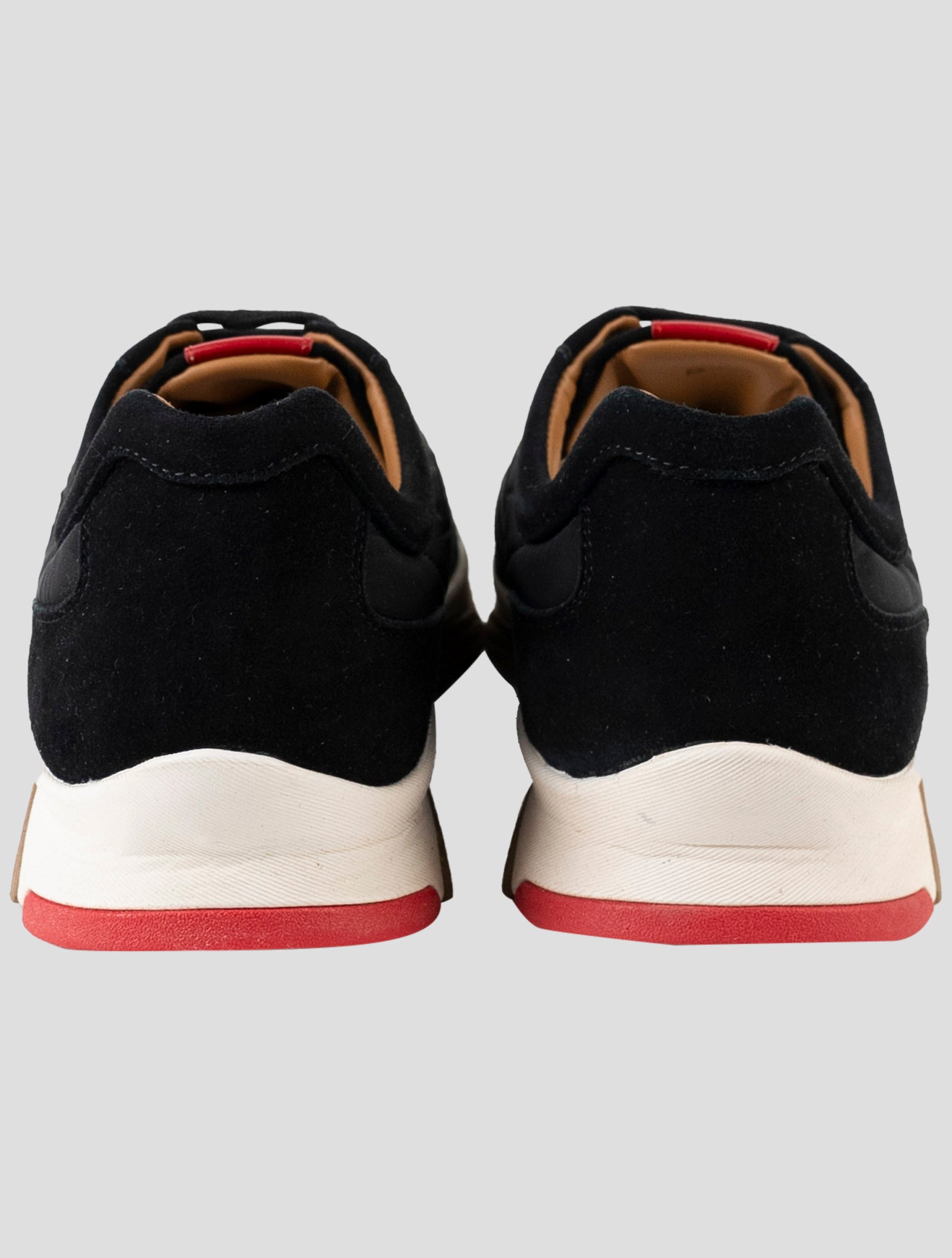 Kiton Black Pa Pu Sneakers