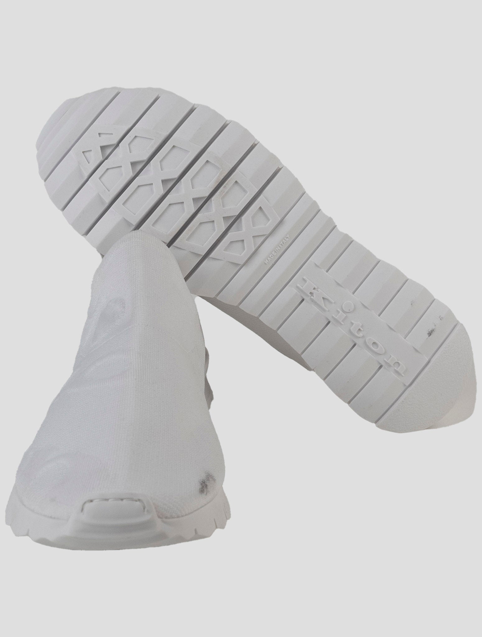 Kiton White Pl Ea Sneakers