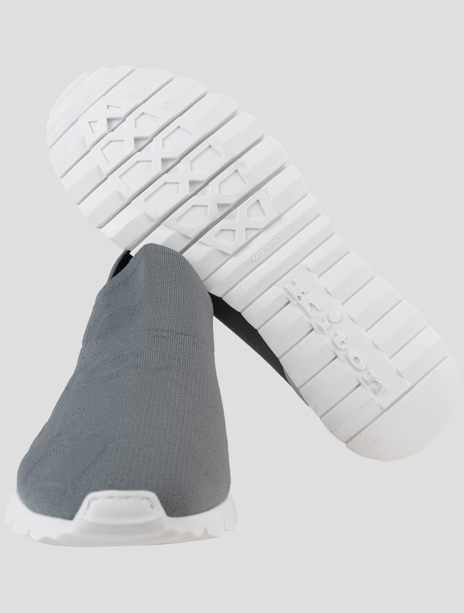 Kiton Gray Pl Ea Sneakers