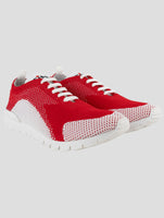 Kiton Red Cotton Ea Sneakers