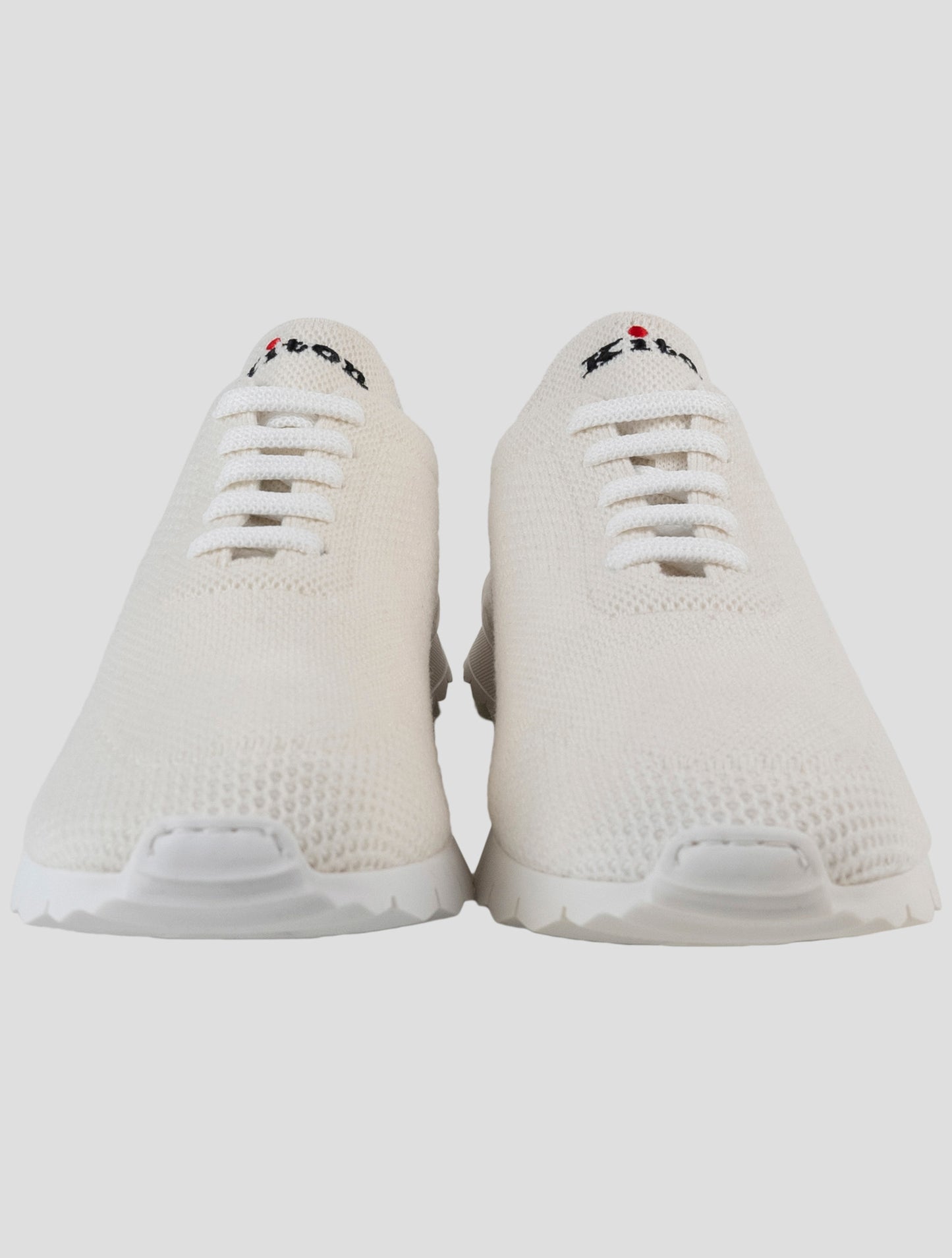Kiton White Cashmere Sneakers