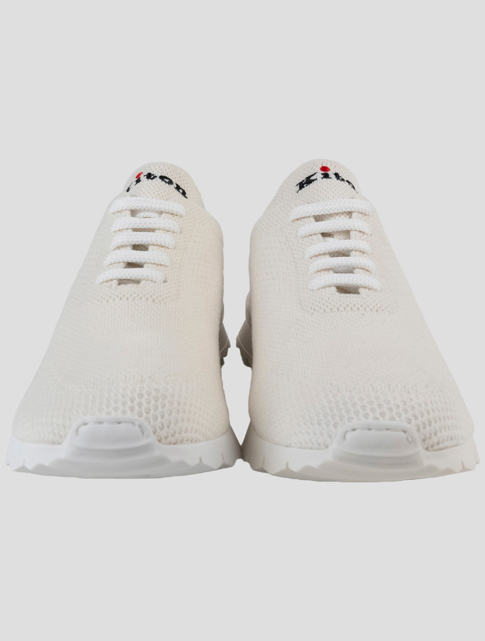 Kiton White Cashmere Sneakers
