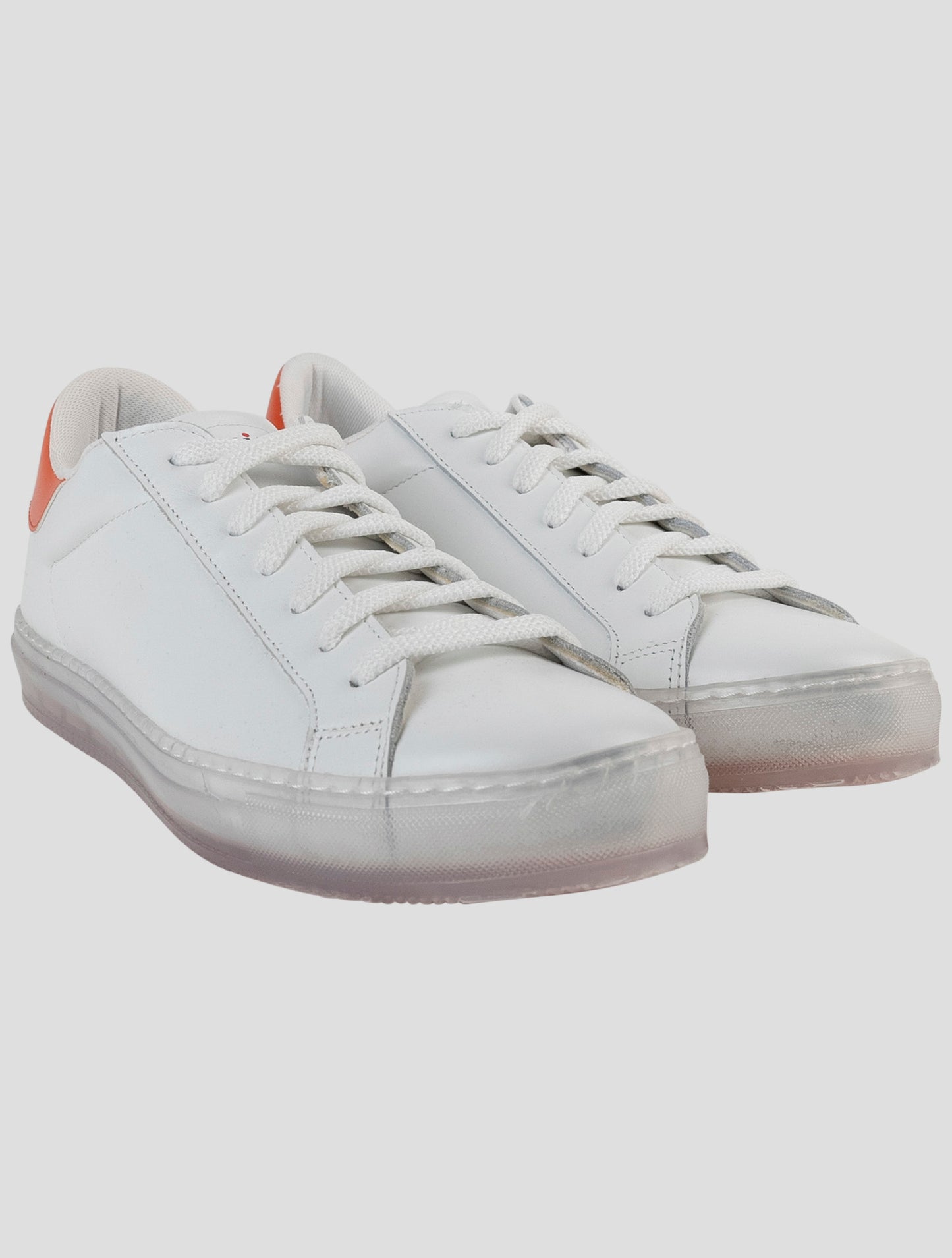 Kiton White Leather Sneakers