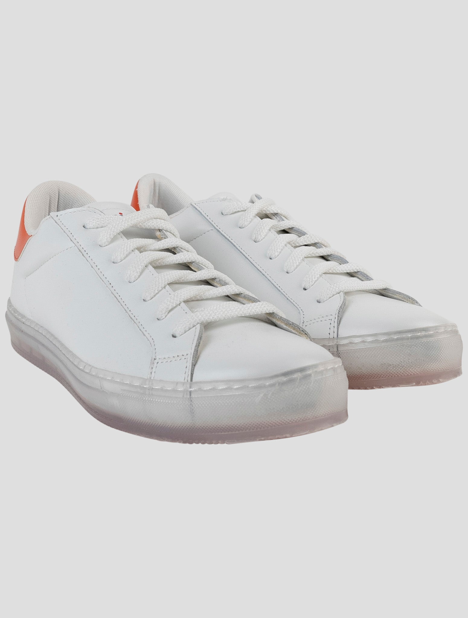 Kiton White Leather Sneakers
