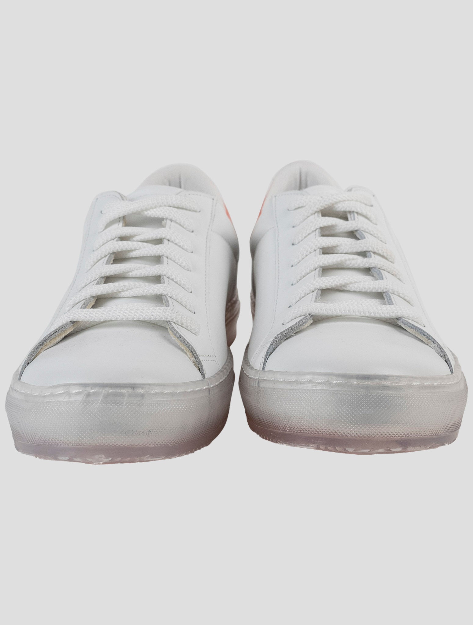 Kiton White Leather Sneakers