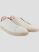 Kiton White Leather Sneakers