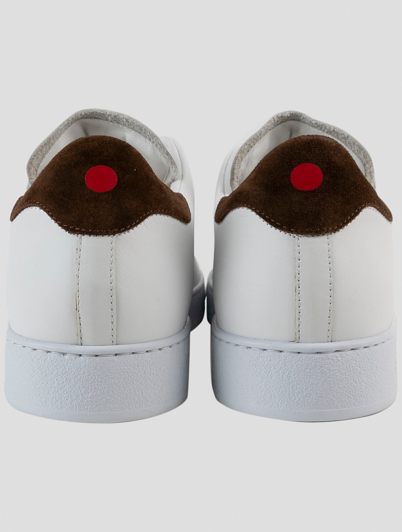 Kiton White Leather Sneakers