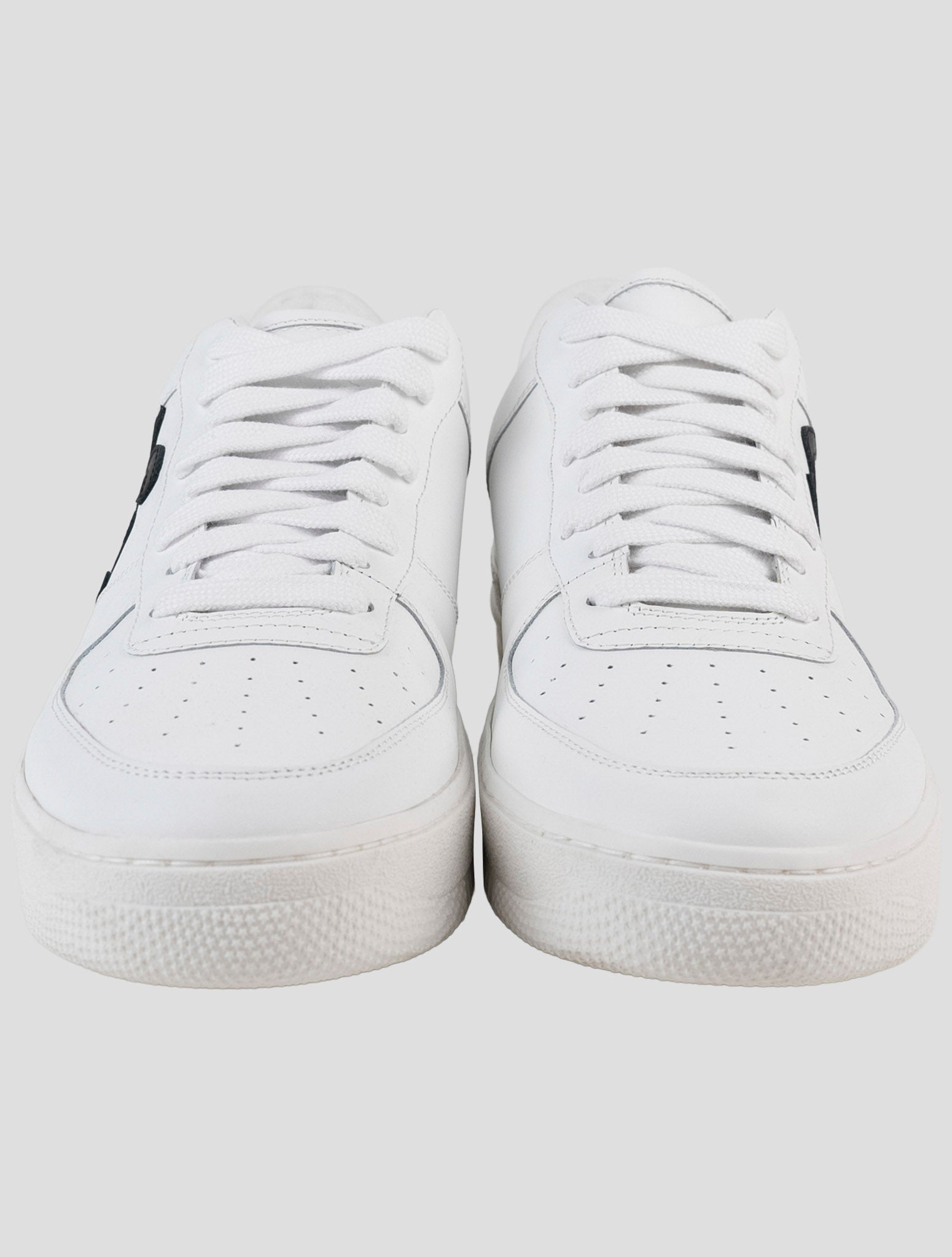 Kiton White Leather Sneakers
