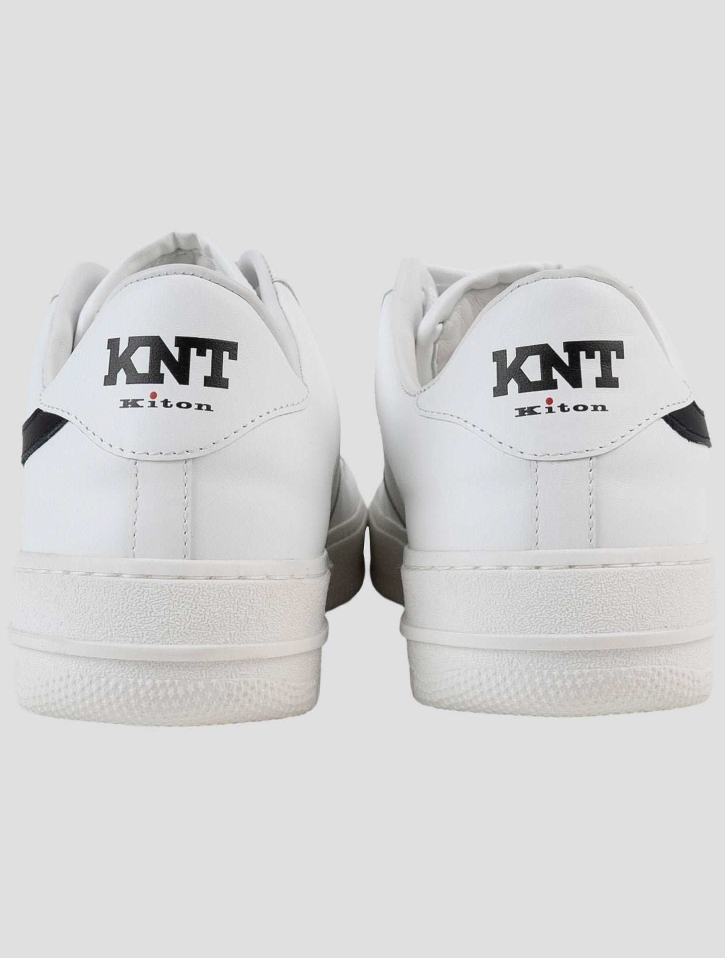 Kiton White Leather Sneakers