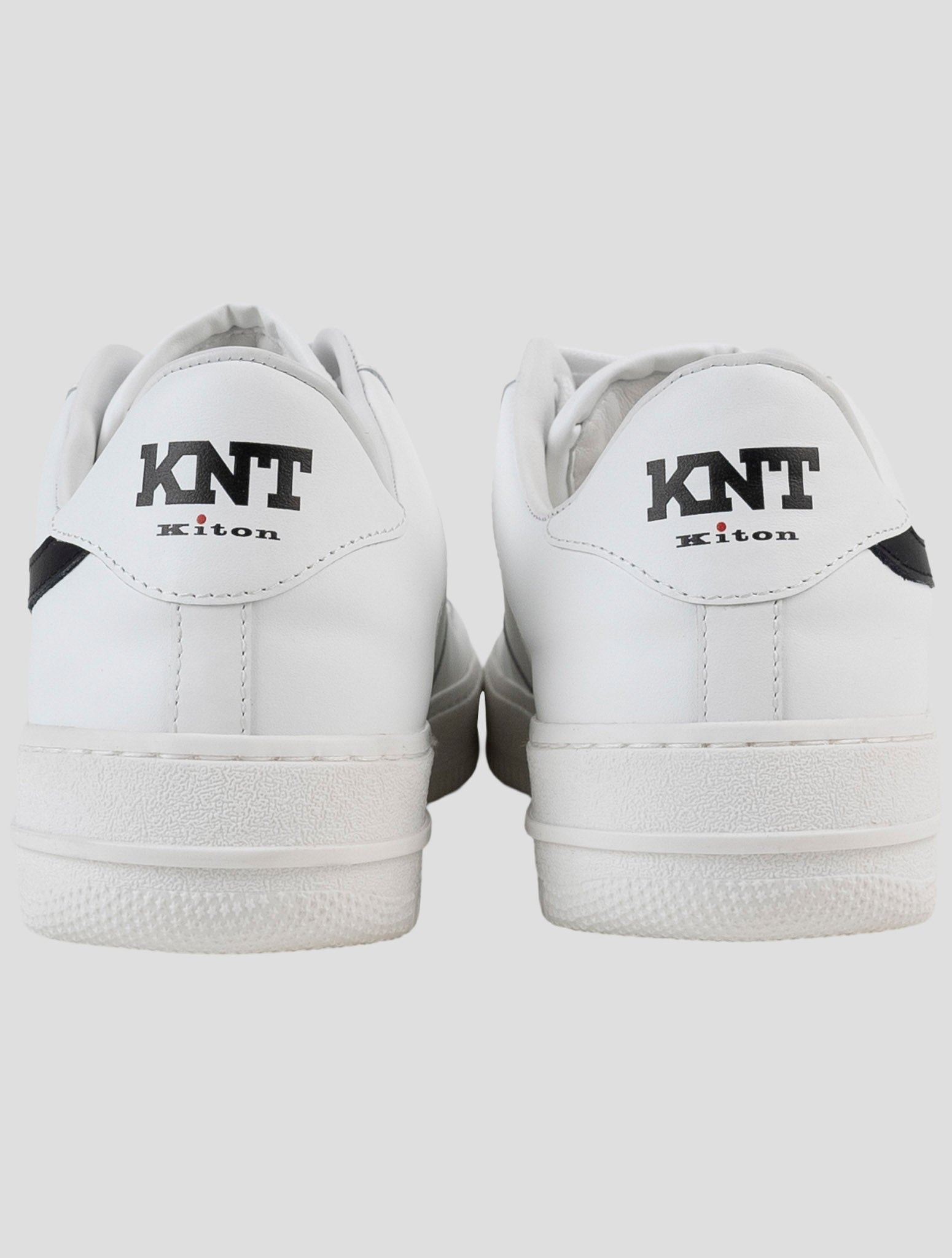 Kiton White Leather Sneakers