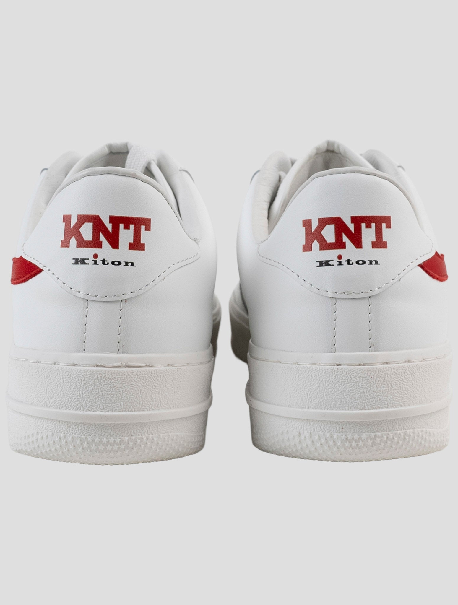 Kiton White Leather Sneakers