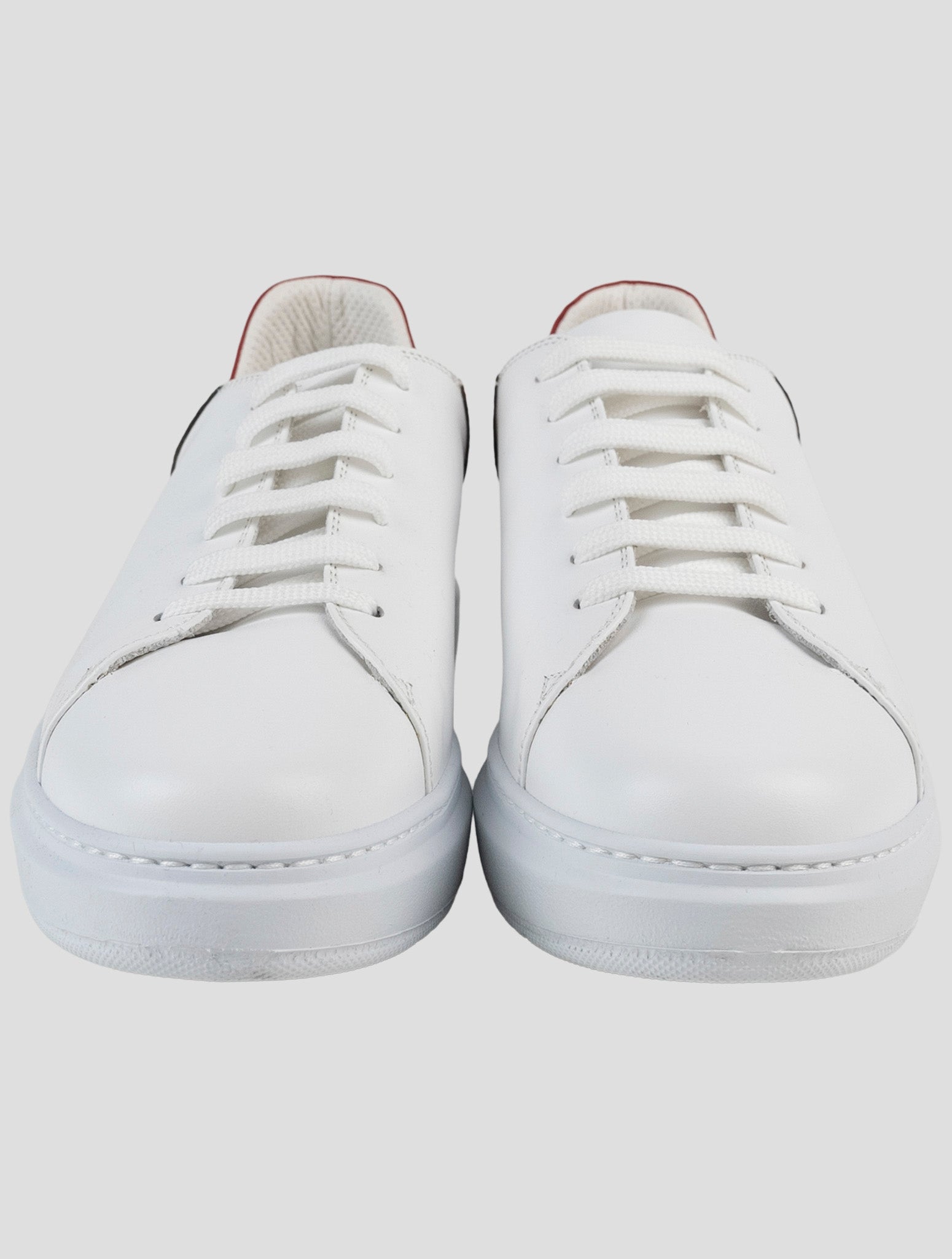 Kiton White Leather Sneakers