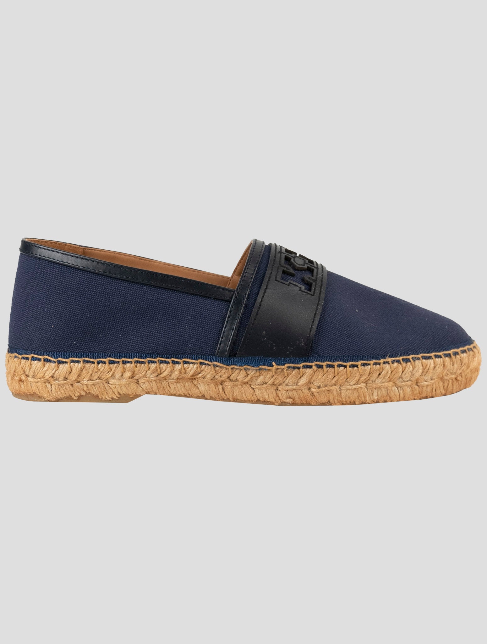 Kiton Knt Blue Cotton Espadrillas