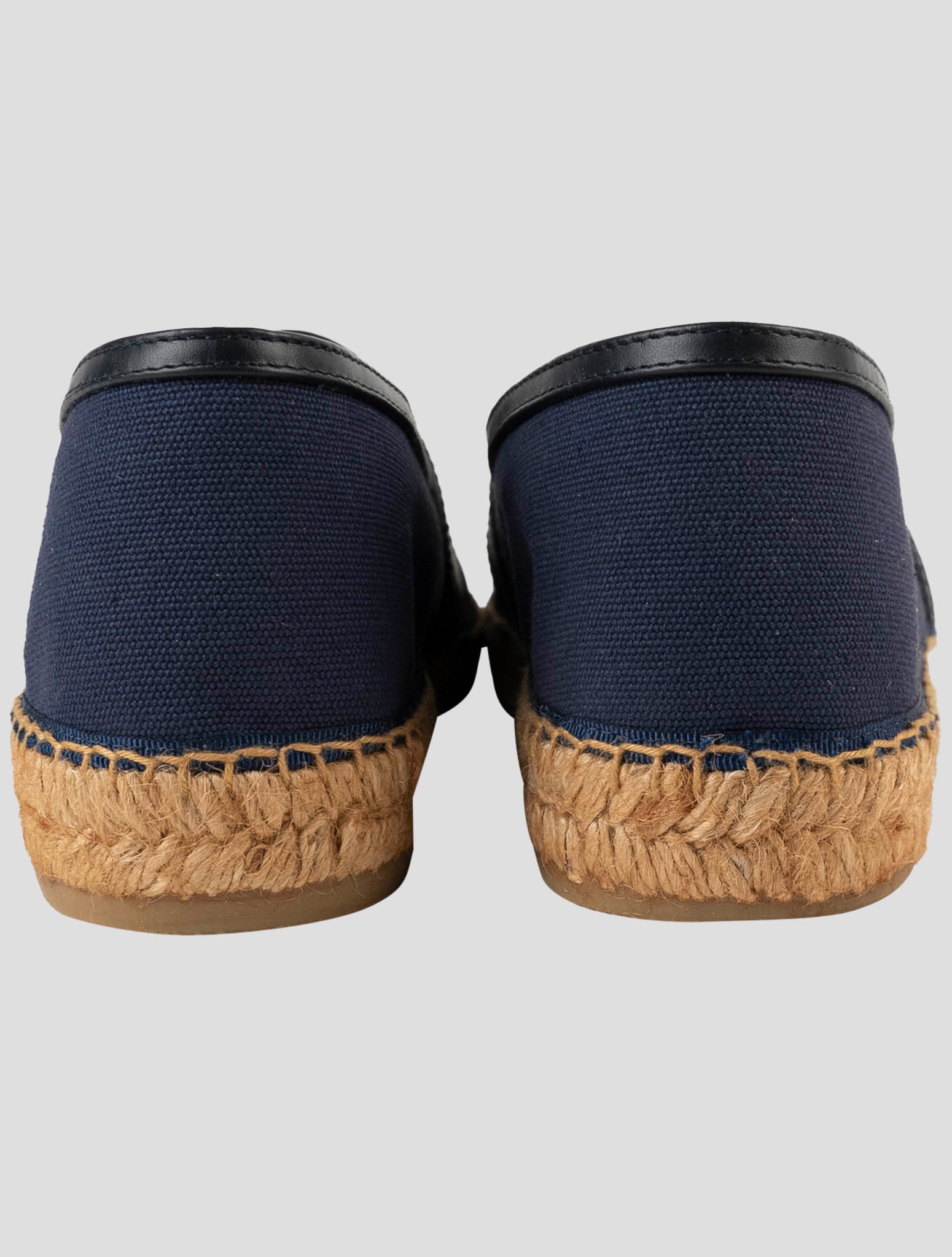 Kiton Knt Blue Cotton Espadrillas