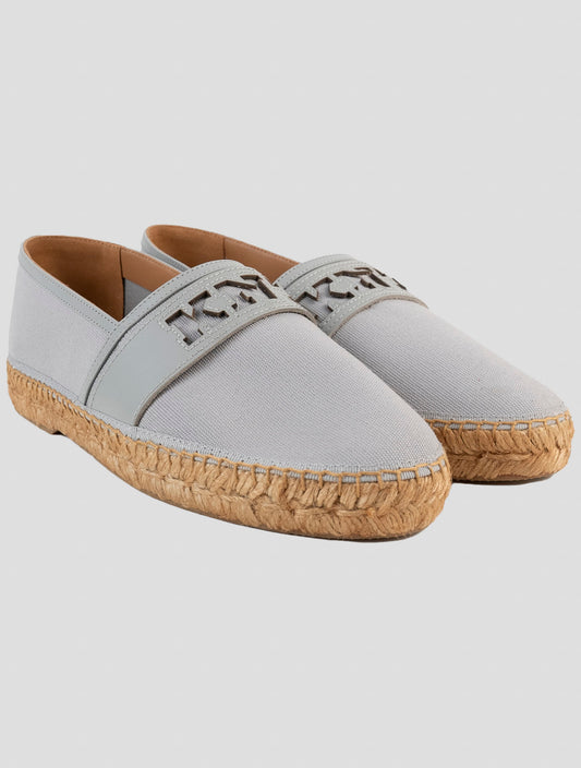 Kiton Knt Gray Cotton Espadrillas