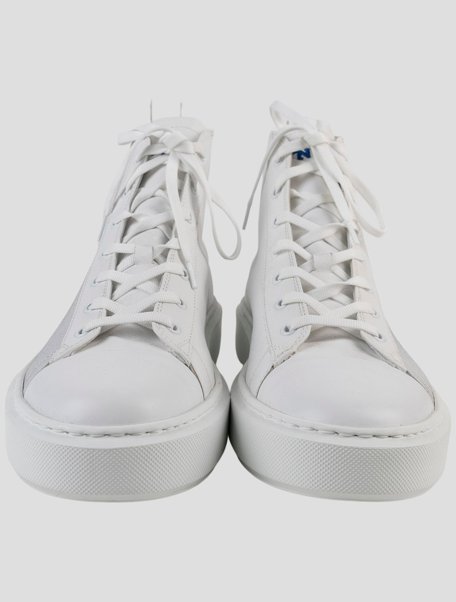 Kiton Knt White Leather Boots
