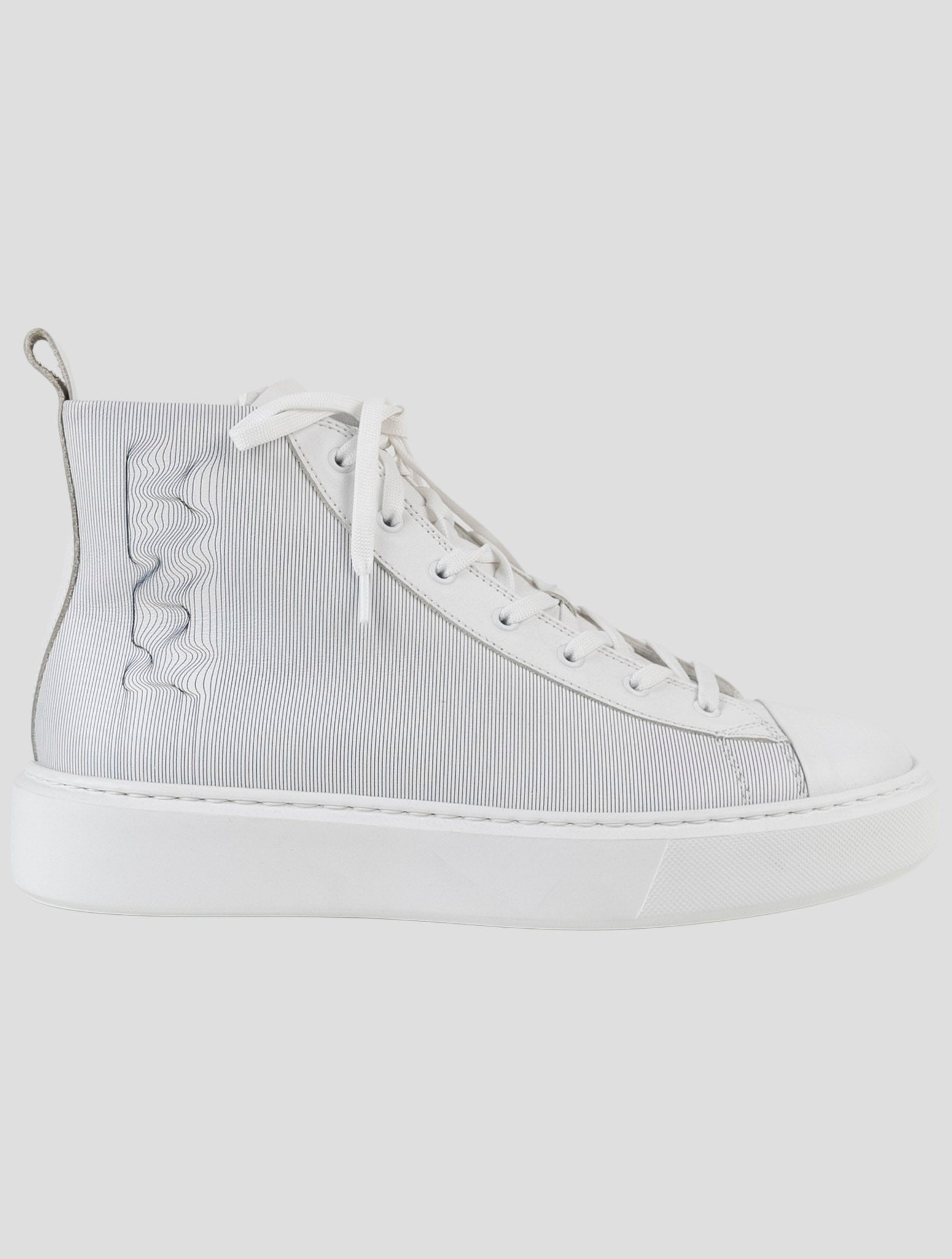 Kiton Knt White Leather Boots