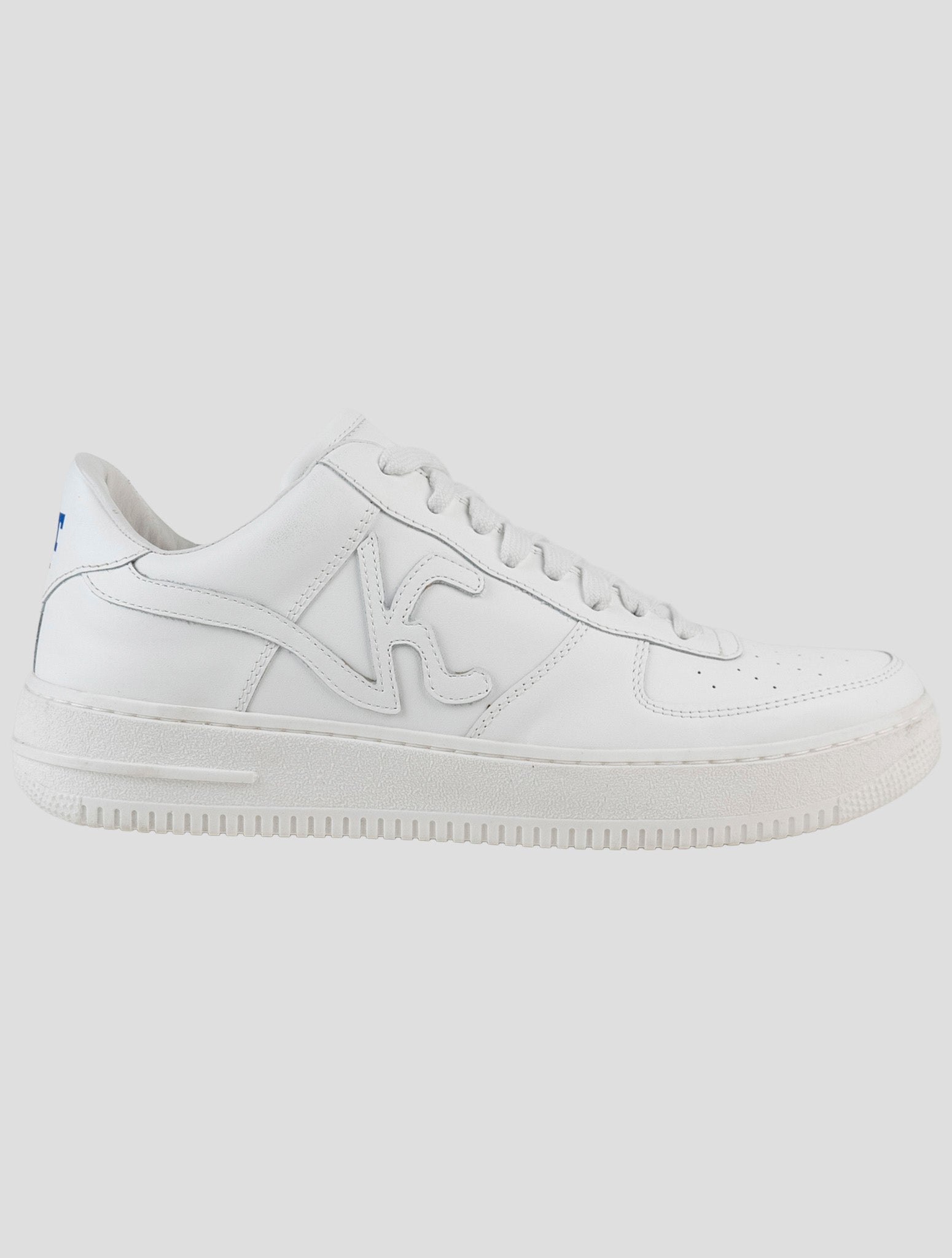 Kiton Knt White Leather Sneakers