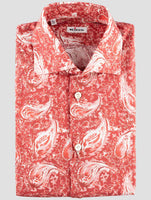 Kiton Red Cotton Shirt