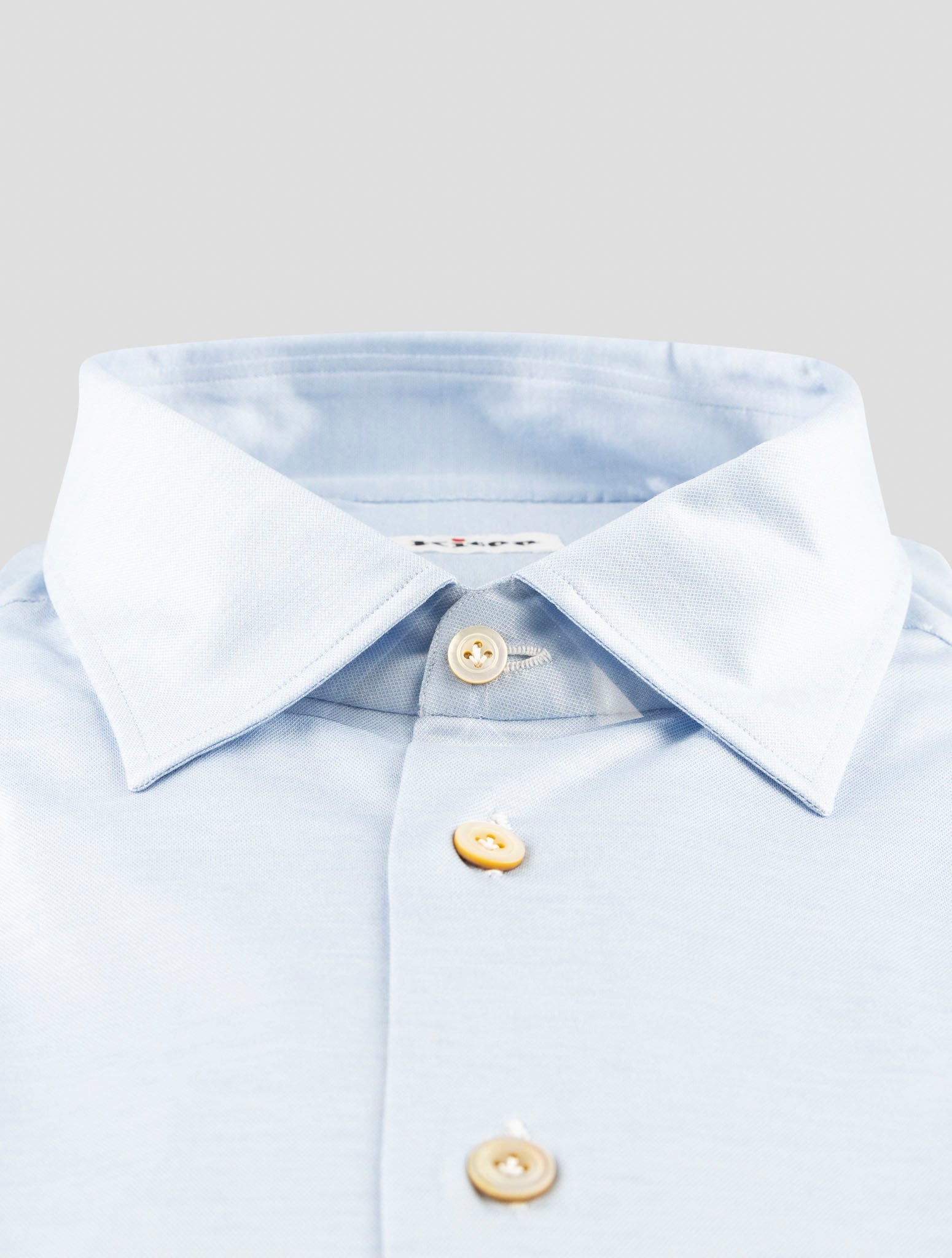 Kiton Light Blue Cotton Shirt